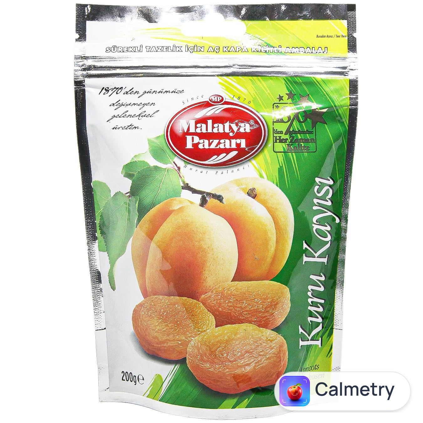 Абрикоси Malatya Pazari сушені 200г — фото продукту