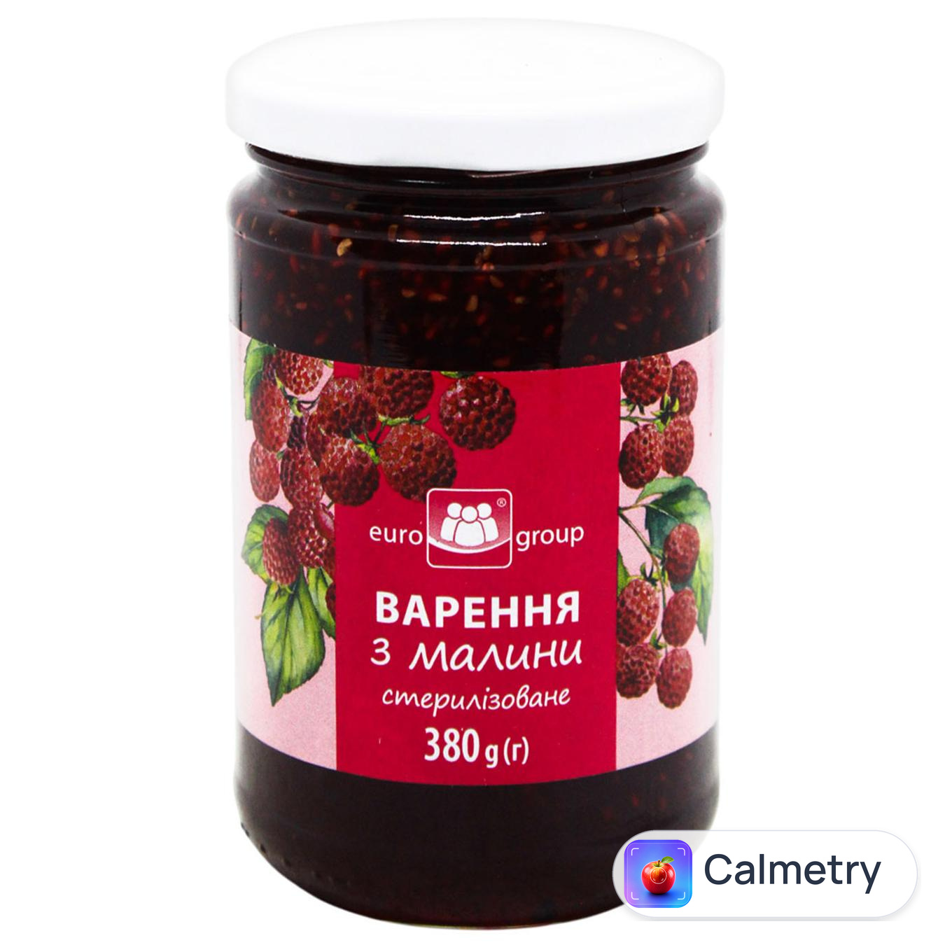 Варення Eurogroup малинове 380г