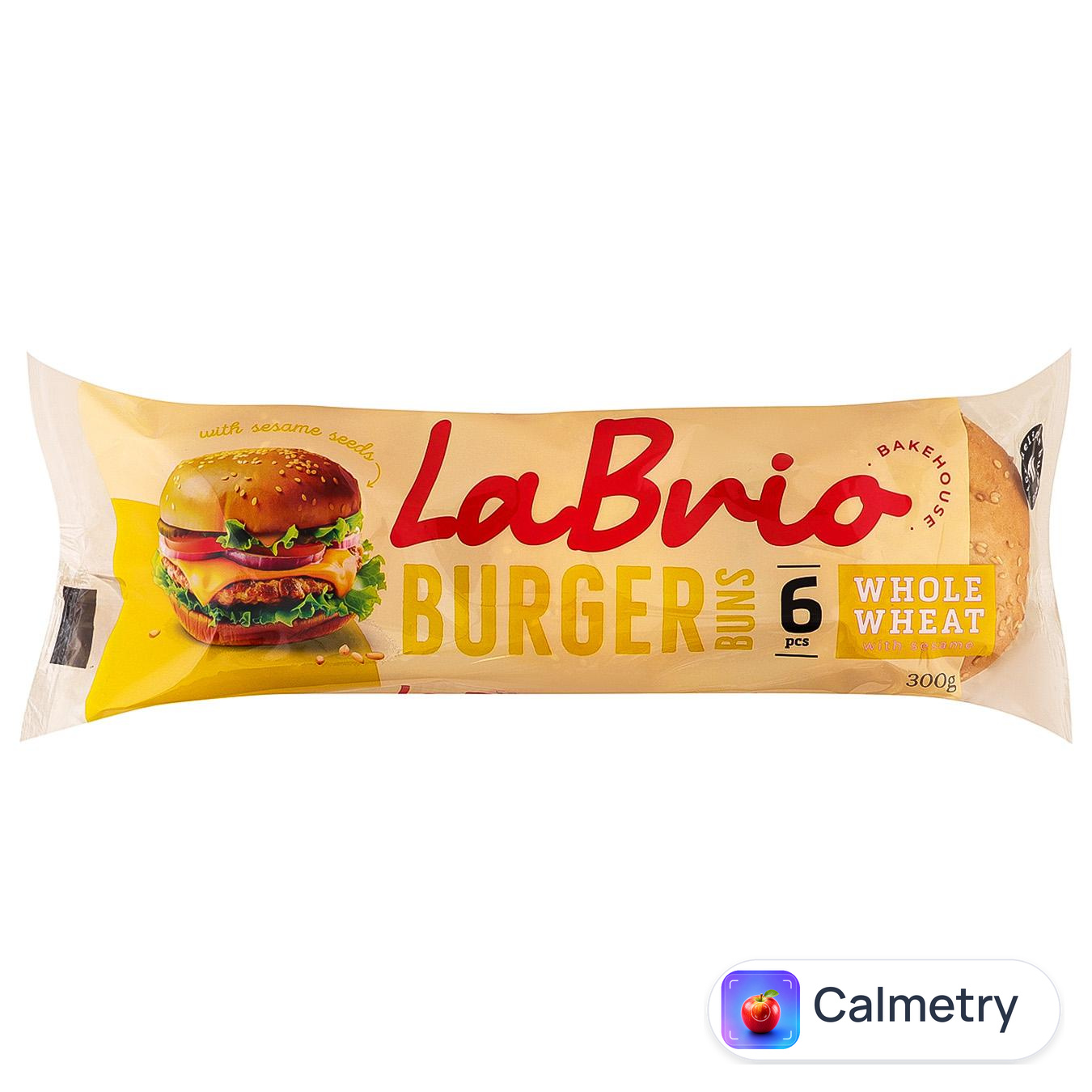 Булочка LaBrio Burger з кунжутом 50г*6шт