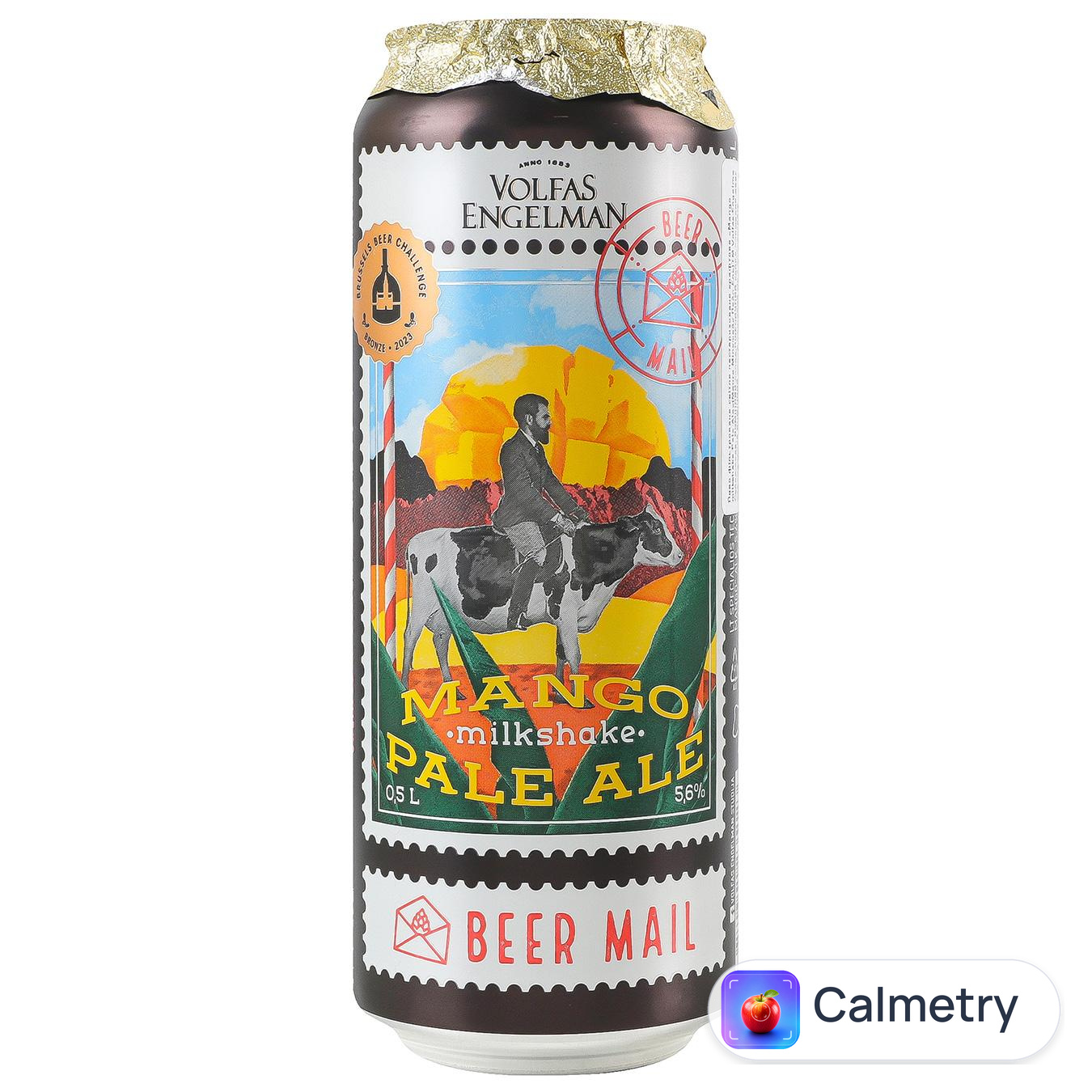Пиво Volfas Engelman Mango Milkshake Pale Ale світле 5,6% 0,5л