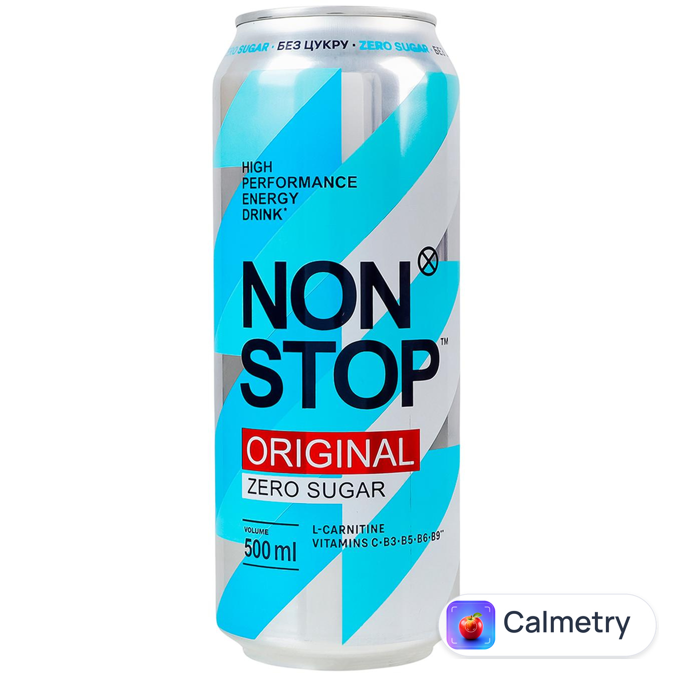 Напій енергетичний Non Stop Original без цукру 0,5л — фото продукту
