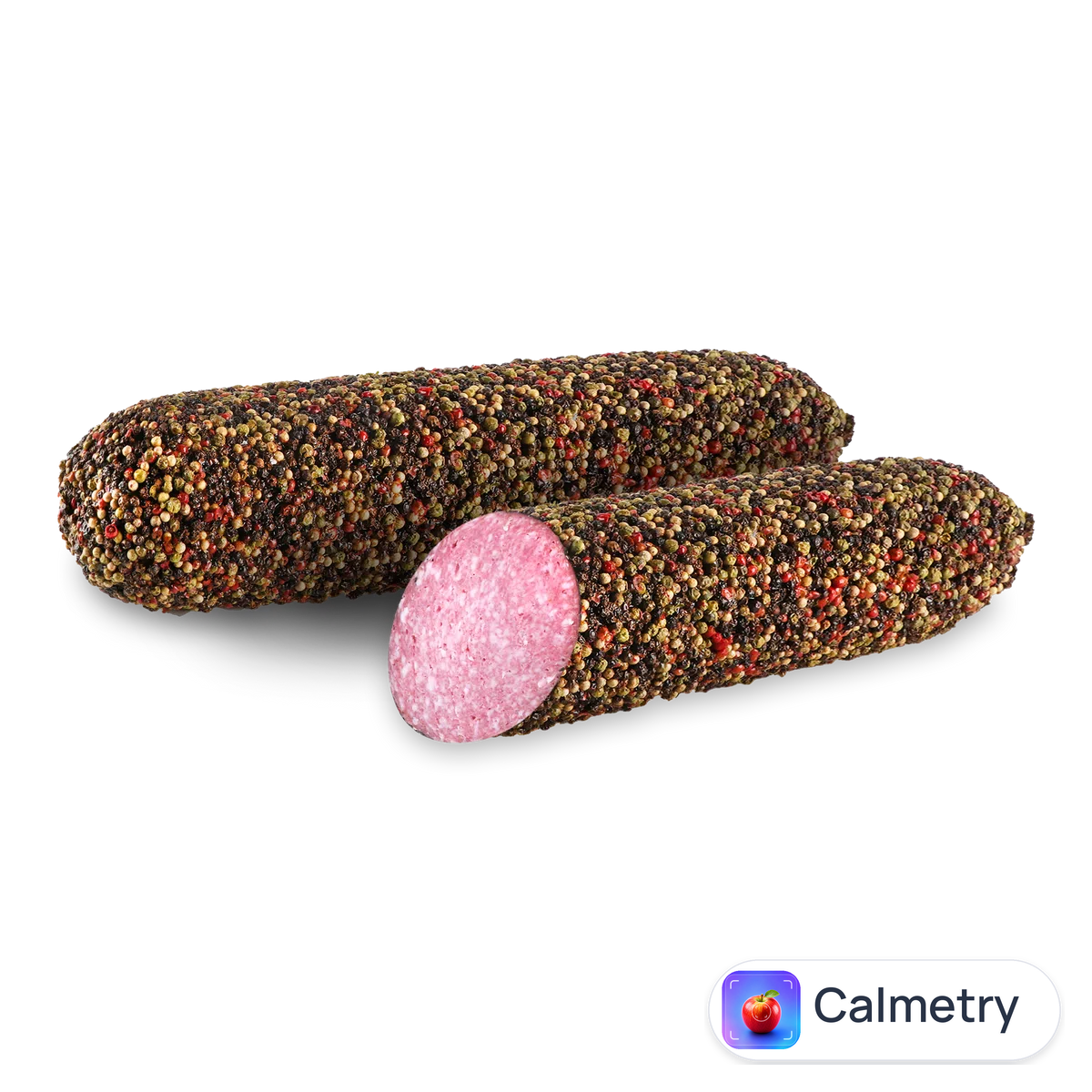Ковбаса Sokolow Salami, вкрита різнокольоровим перцем с/к