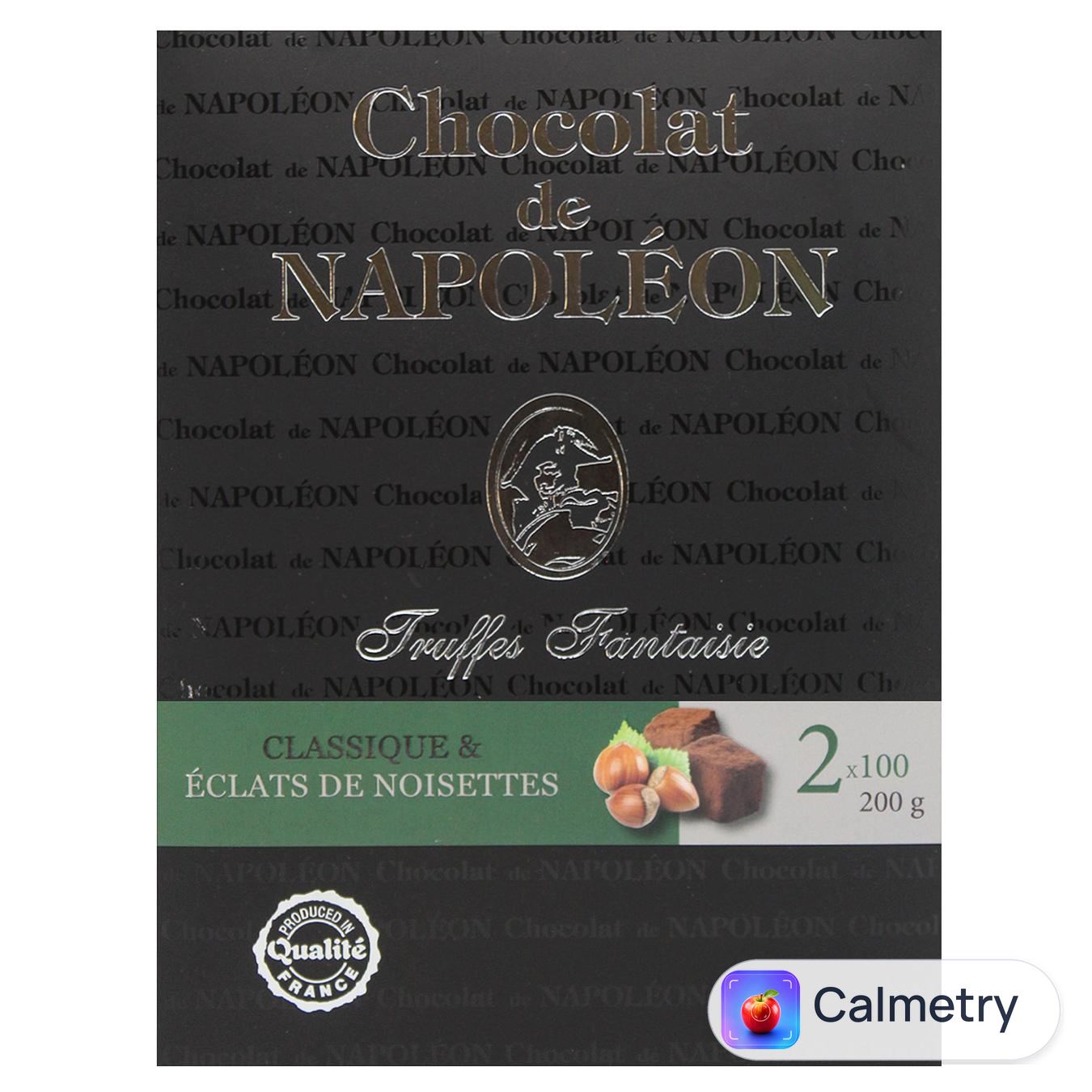 Цукерки Chocolat de Napoleon Французькі трюфелі Fantaisie класичні та зі шматочками фундуку 2*100г