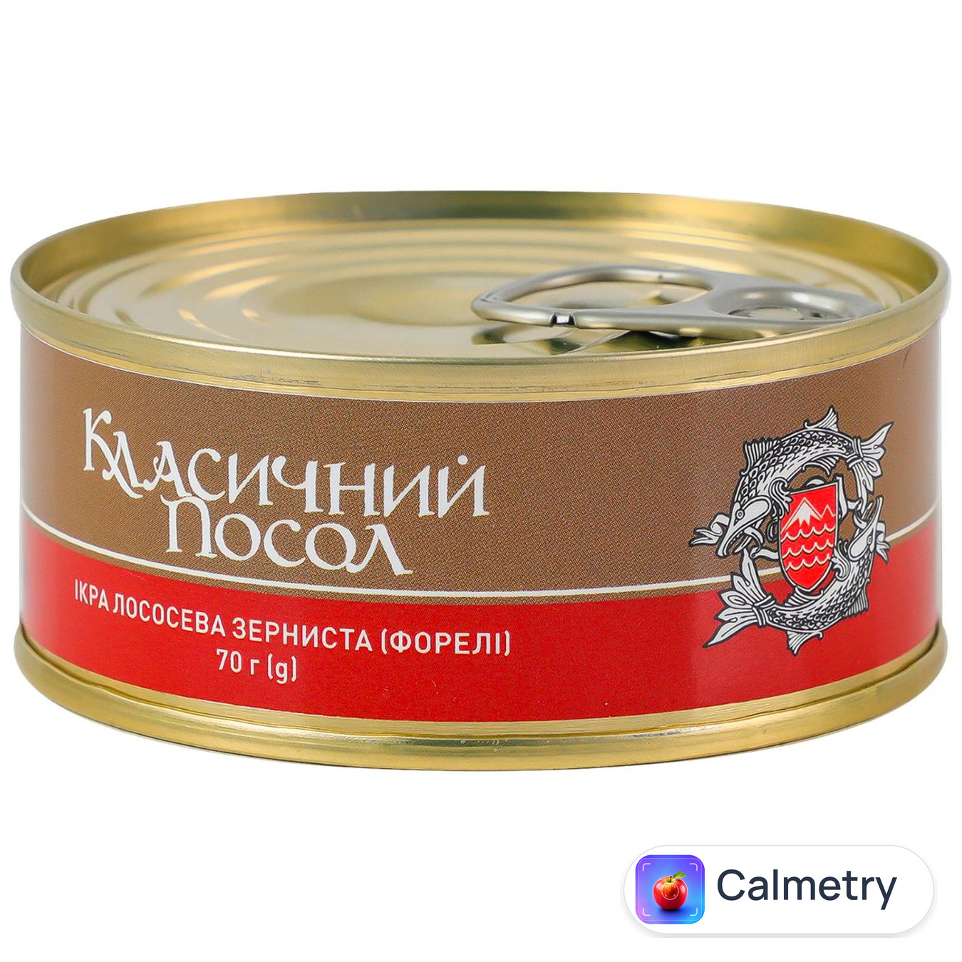 Ікра форелі Класичний Посол лососева зерниста 70г — фото продукту