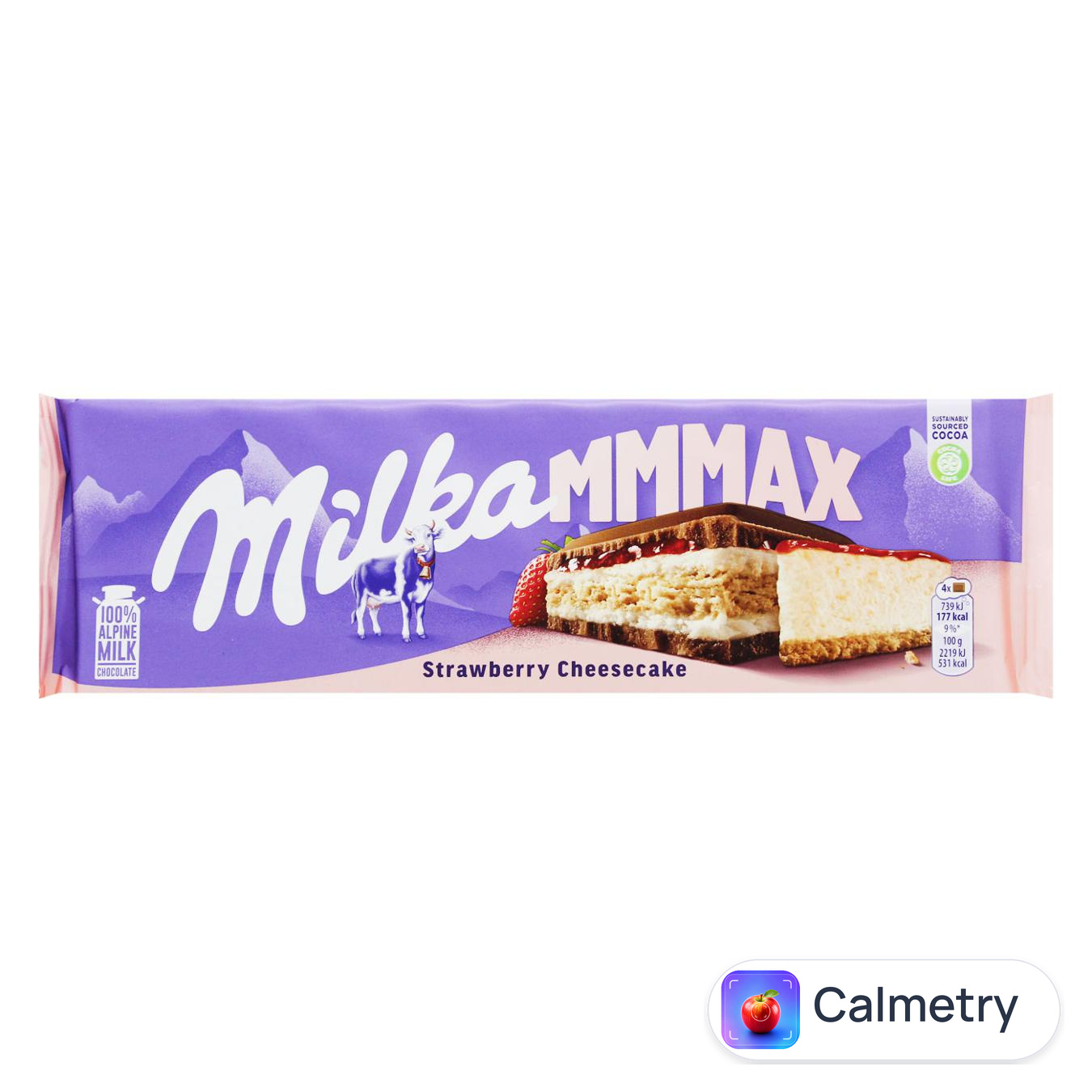 Шоколад молочний Milka Полуничний чізкейк 300г