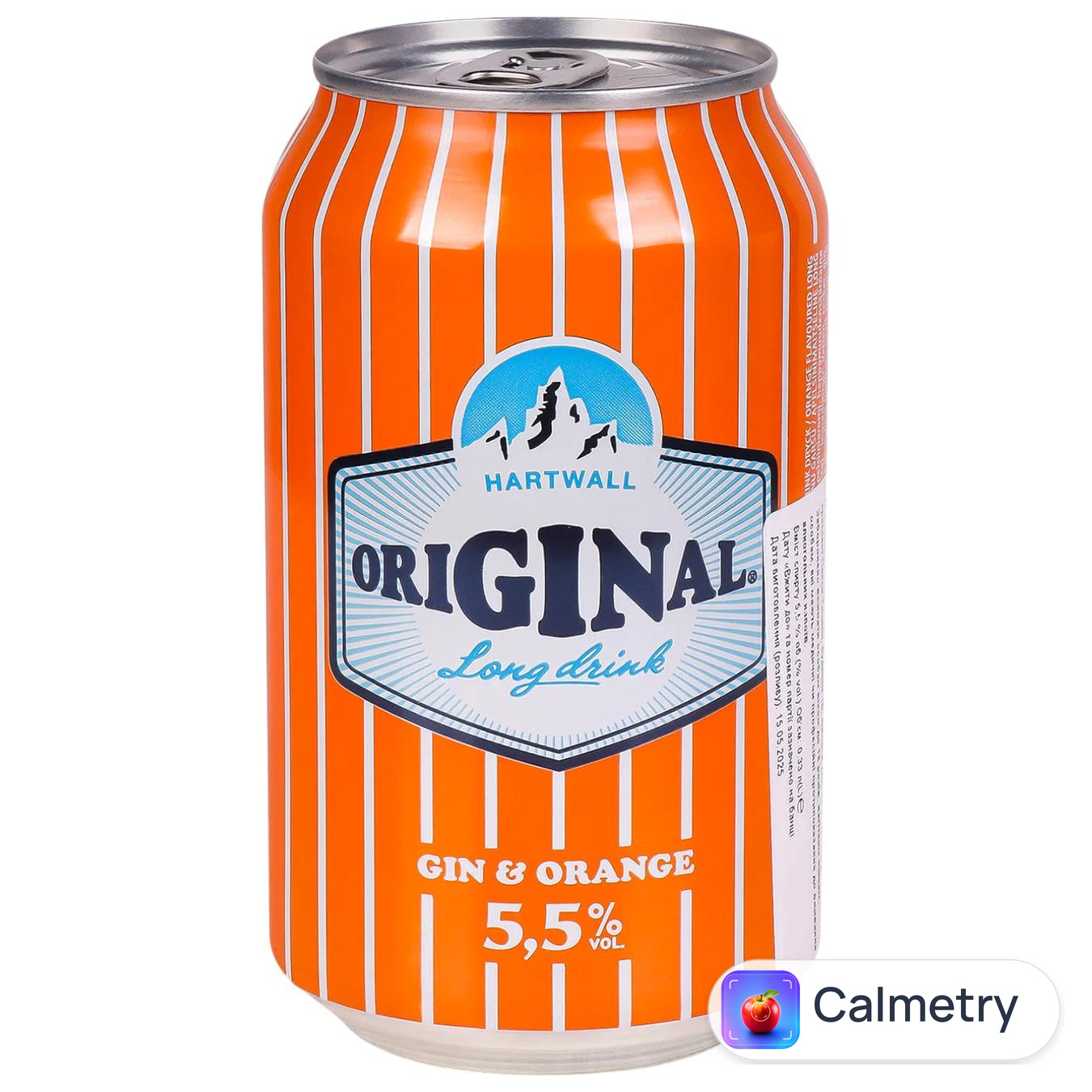 Коктейль Hartwall Original Long Drink Gin & Orange 5,5% 0,33л — фото продукту