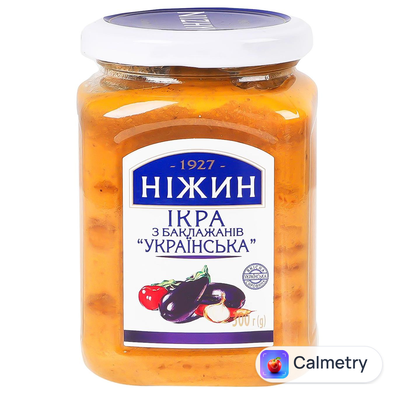 Ікра з баклажанів Ніжин Українська 300г — фото продукту