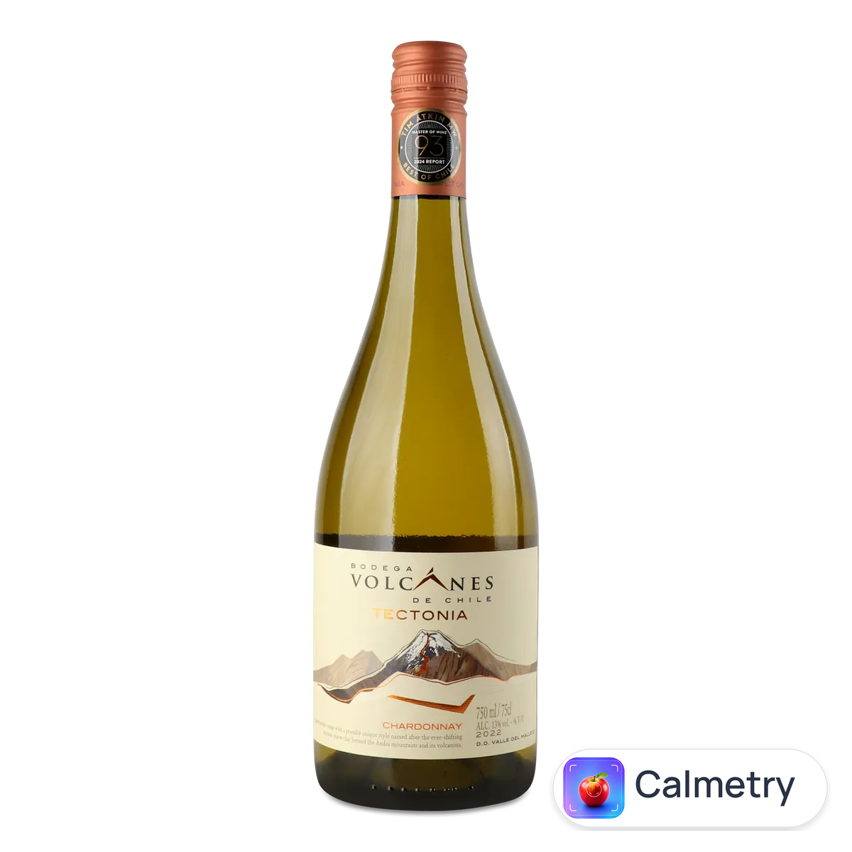 Вино Bodega Volcanes de Chile Tectonia Chardonnay 0,75л