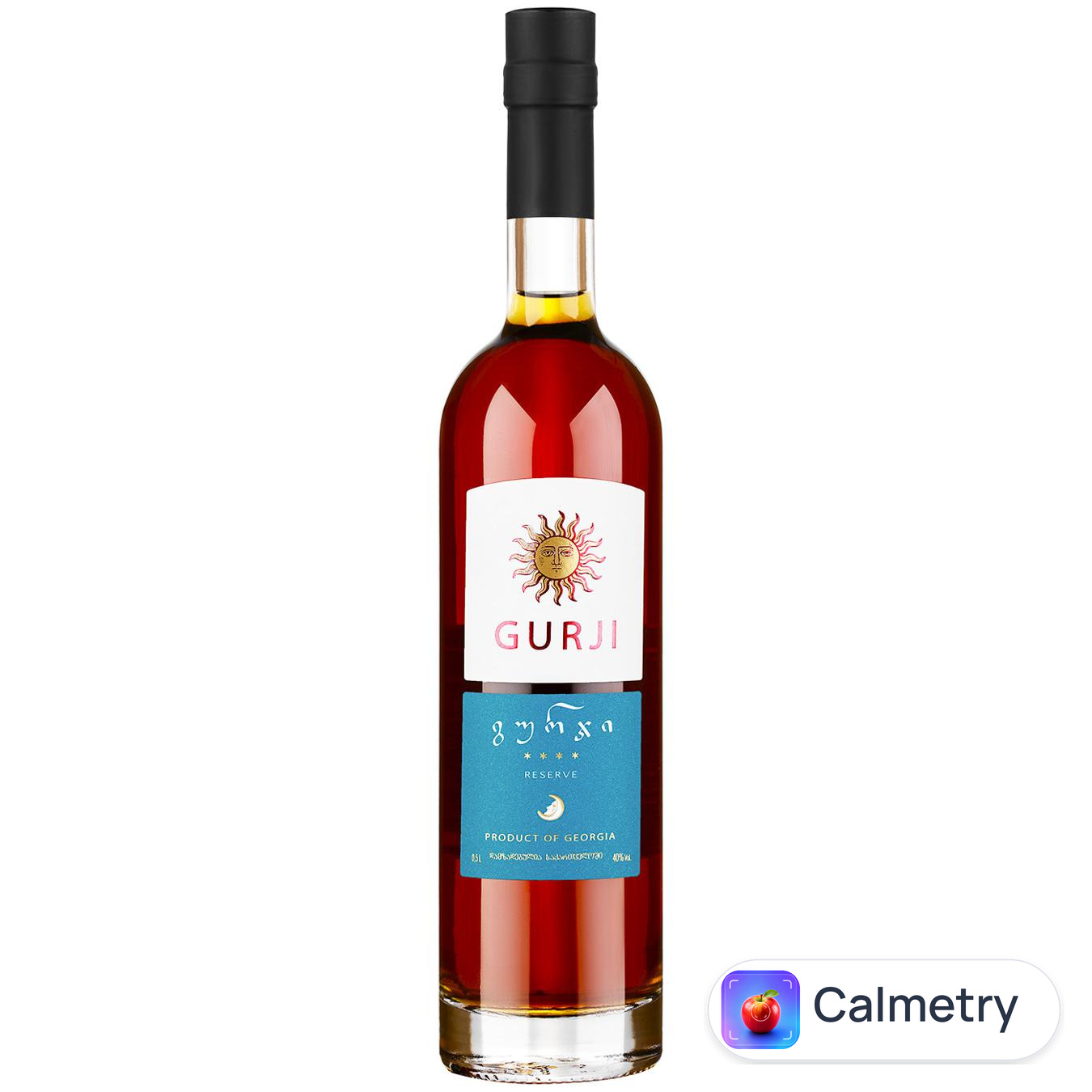 Бренді Gurji Reserve 4 зірки 40% 0,5л — фото продукту