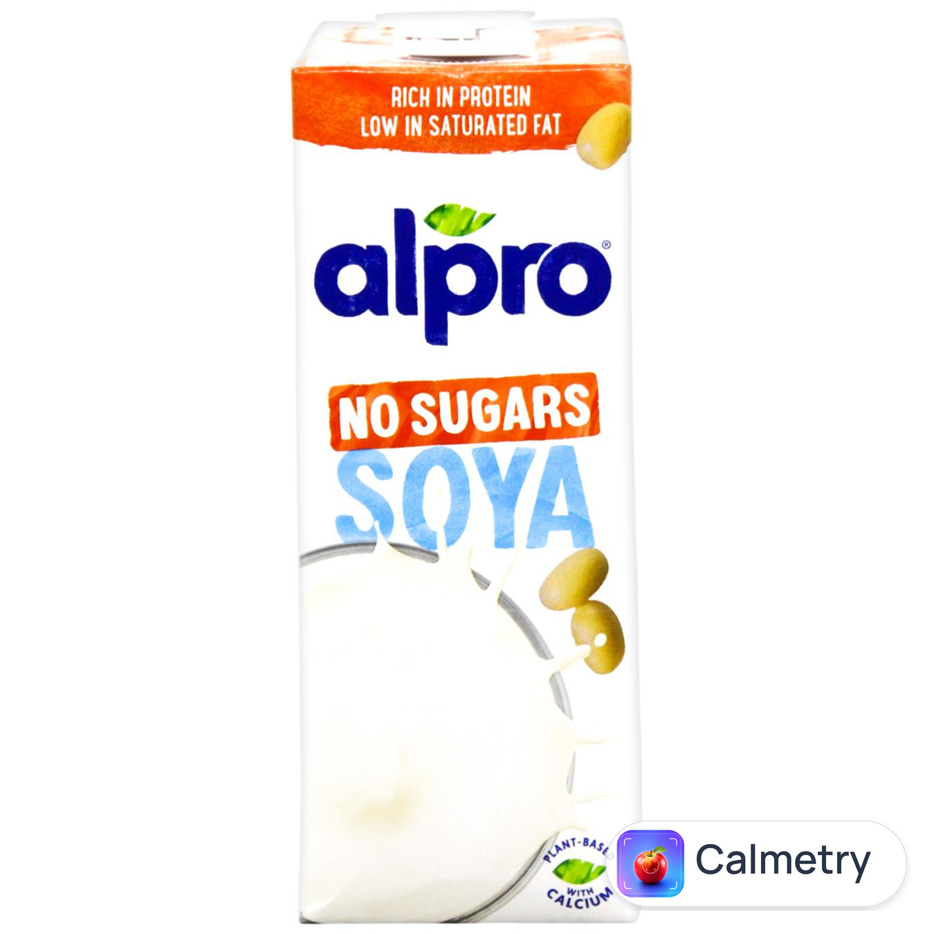 Напій соєвий Alpro з кальцієм без цукру 1л — фото продукту