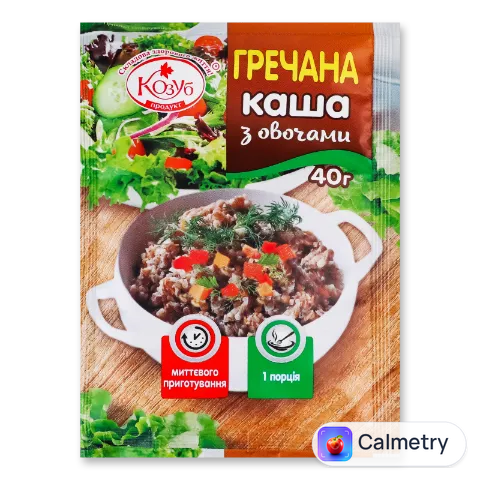 Каша «Козуб продукт» гречана з овочами