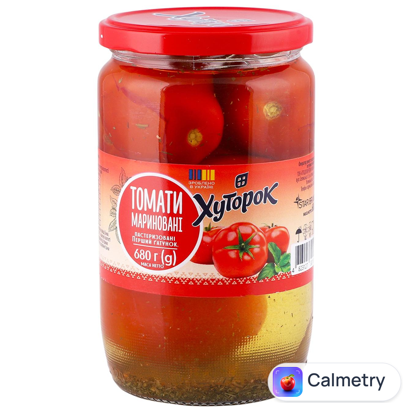 Помідори Хуторок мариновані 680г — фото продукту