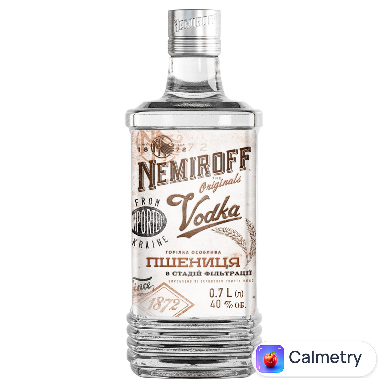 Горілка Nemiroff Пшениця українська особлива 40% 0,7л — фото продукту