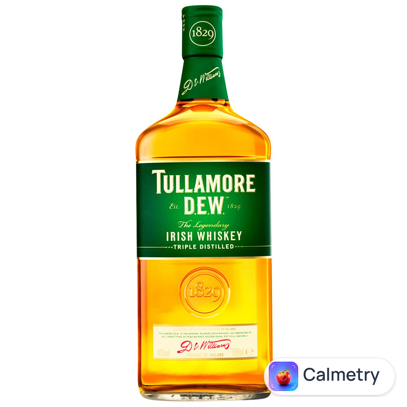 Віскі Tullamore Dew Original 5 років 40% 0.7л + 2 склянки