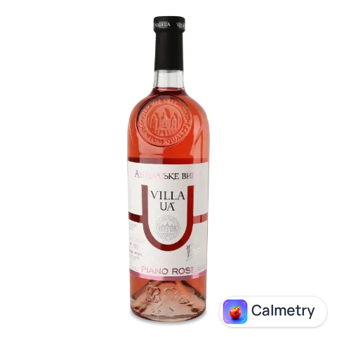 Вино Villa UA Piano Rose рожеве напівсухе