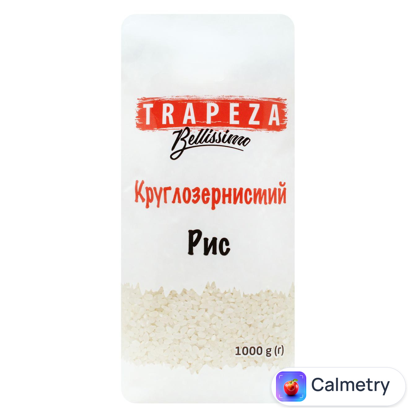 Рис Trapeza круглозернистий 1кг — фото продукту