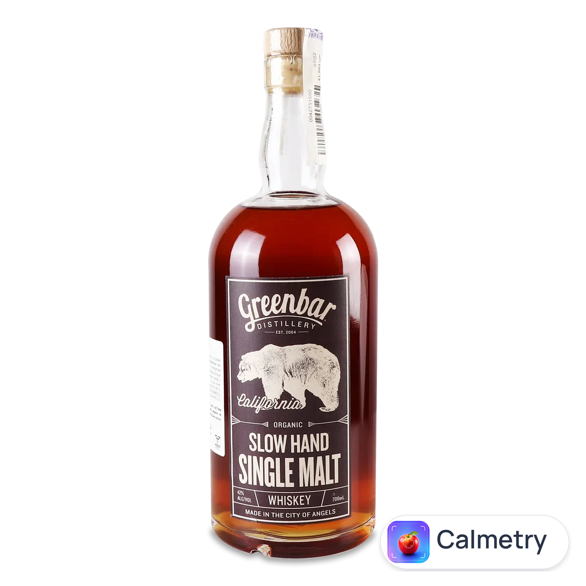 Віскі Greenbar Slow Hand Single Malt Organic 0,7л