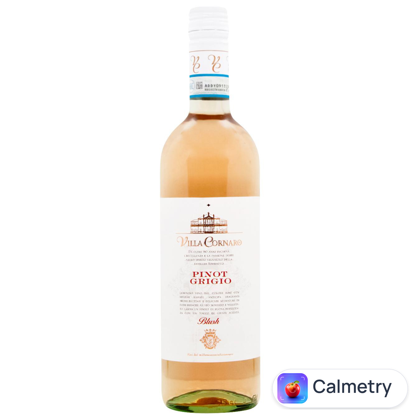 Вино Villa Cornaro Pinot Grigio Blush рожеве сухе 11,5% 0,75л
