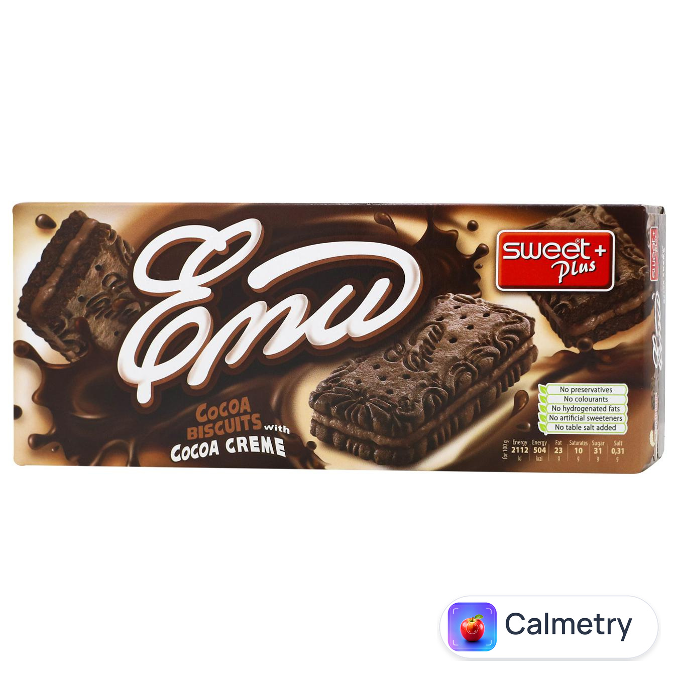 Печиво Sweet Plus Emu Сендвич з какао кремом 160г