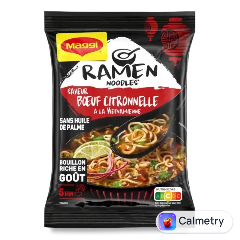 Вермішель Maggi Ramen noodles зі смаком яловичини