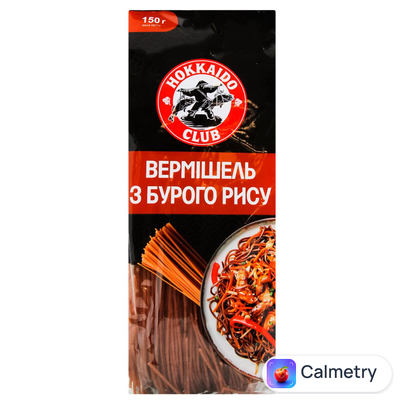 Макаронні вироби Hokkaido Club вермішель з бурого рису 150г