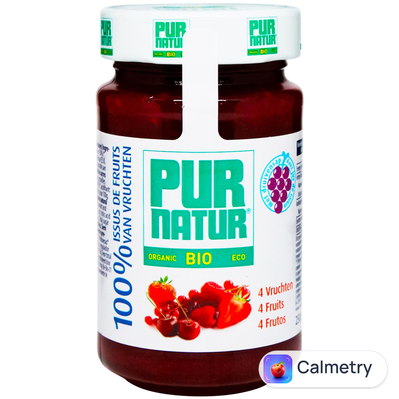 Джем Pur Natur 4 фрукти без цукру органічний 250г
