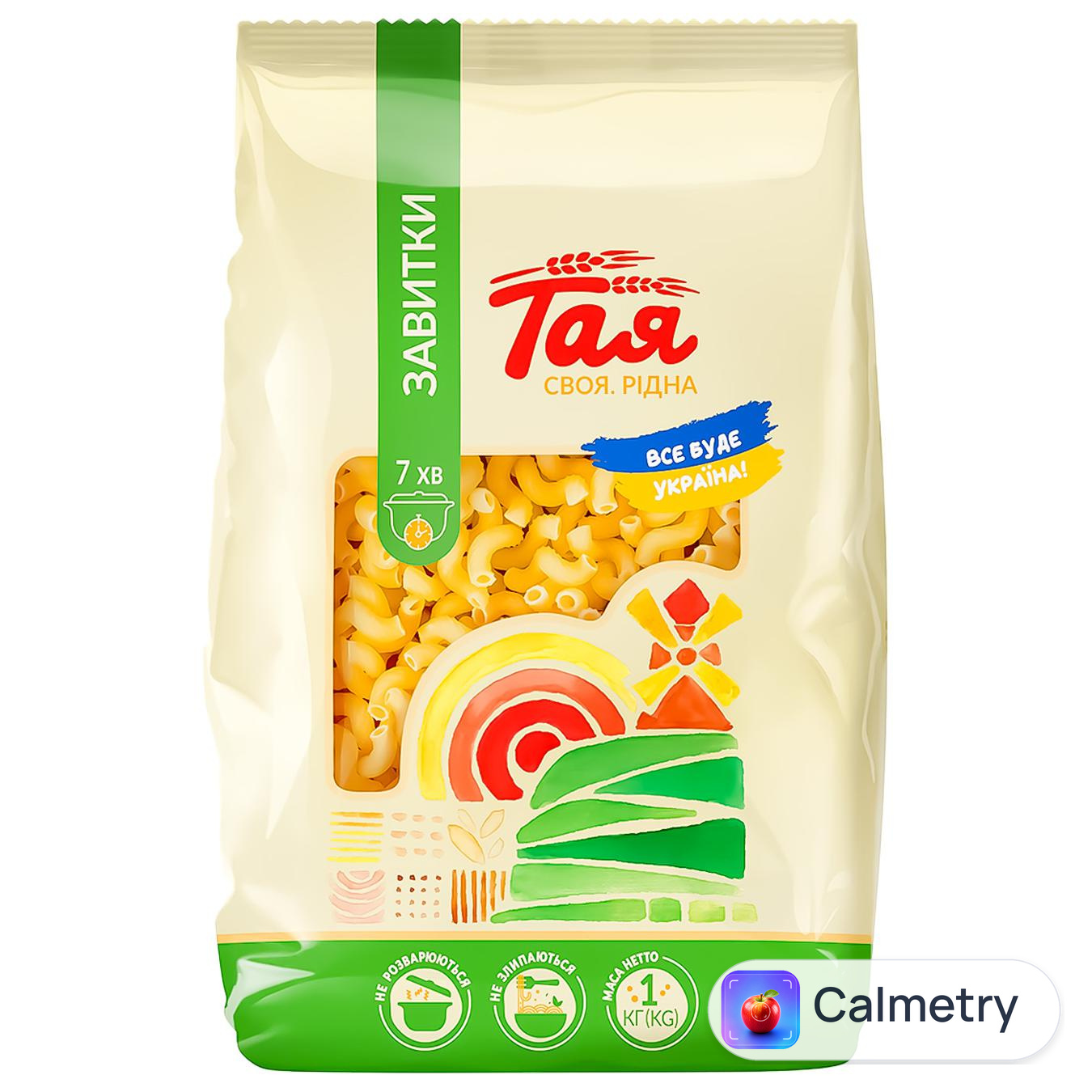 Макаронні вироби Тая Завитки 1кг — фото продукту