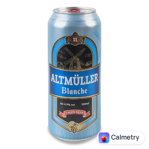 Пиво AltMuller Blanche світле нефільтроване з/б