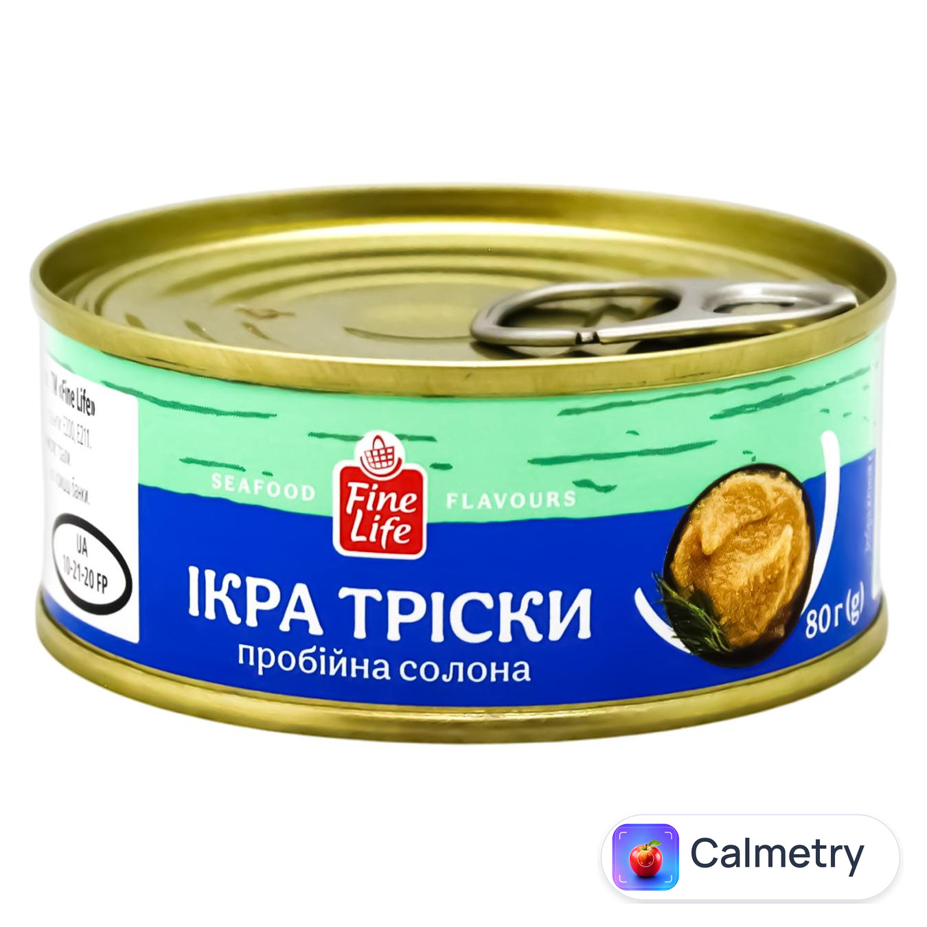 Ікра тріски Fine Line пробійна солона 80г — фото продукту