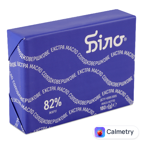 Масло солодковершкове Біло Екстра 82%, 180г
