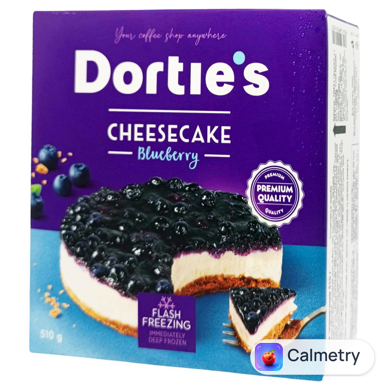 Чізкейк Dorties чорничний 510г