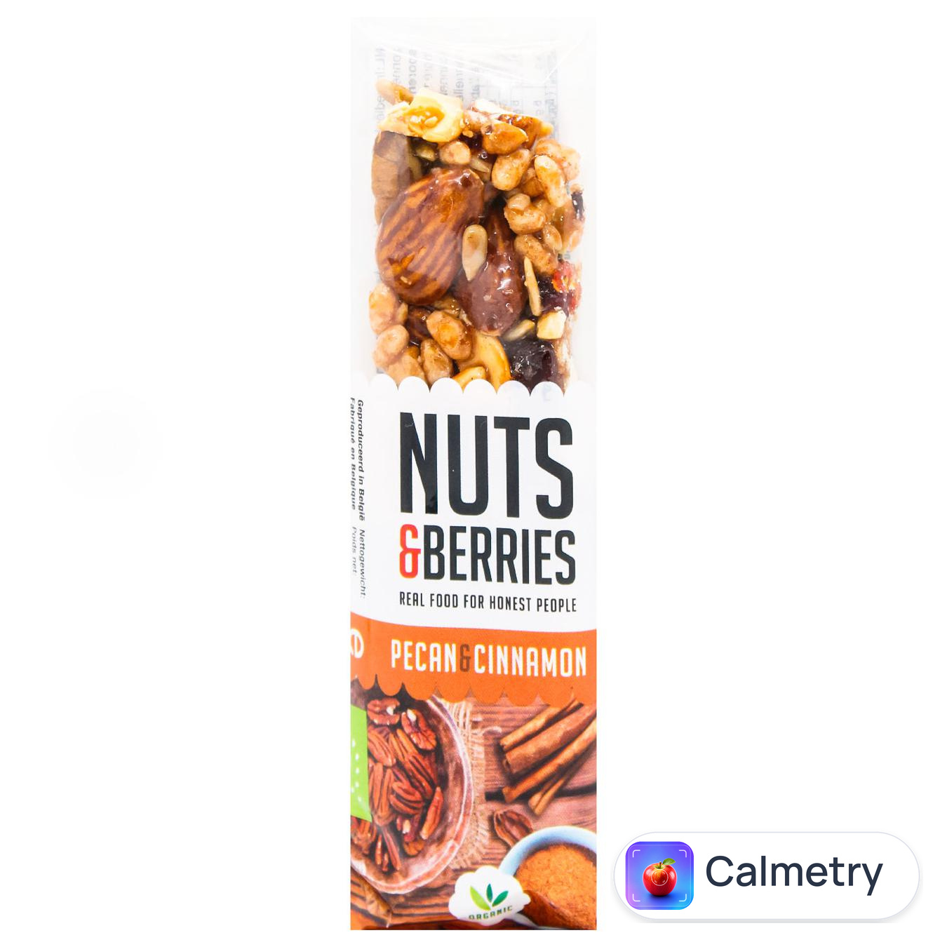 Батончик Nuts&Berries пекан+кориця органічний 30г
