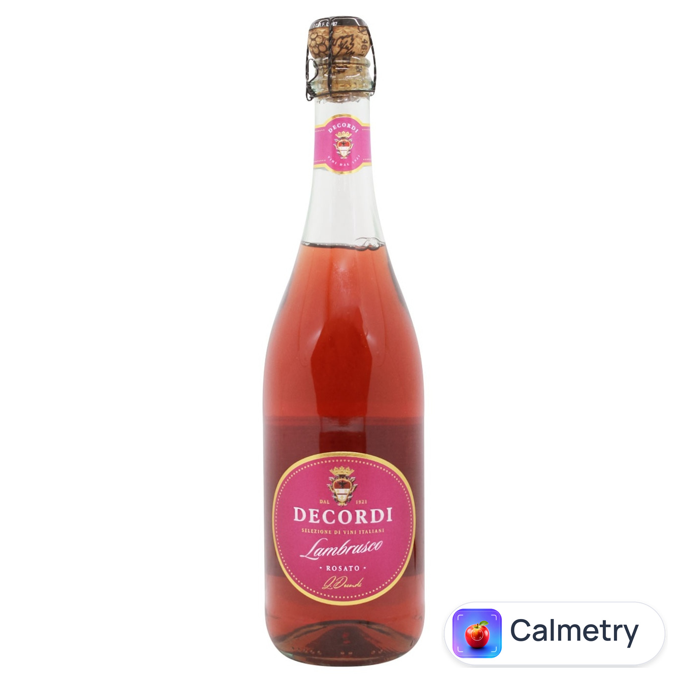 Вино ігристе Decordi Lambrusco Rosato Amabile рожеве напівсолодке 8% 0,75л