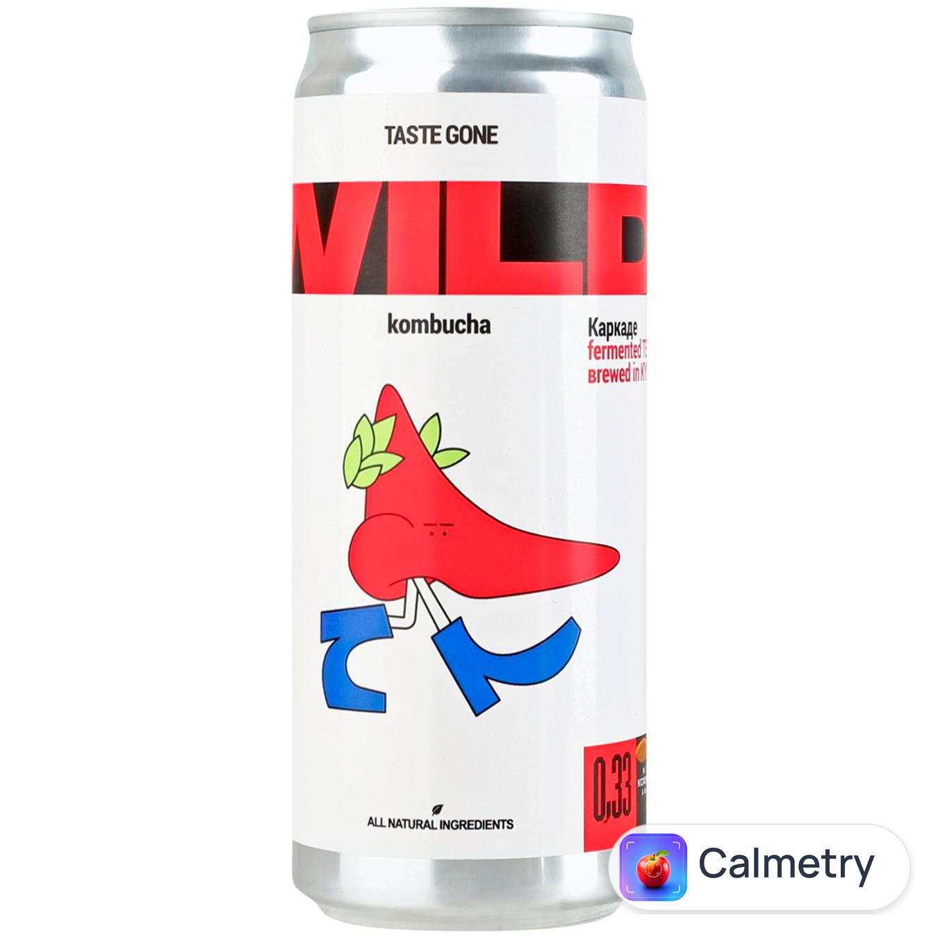 Комбуча Wild Kombucha Каркаде 0,33л