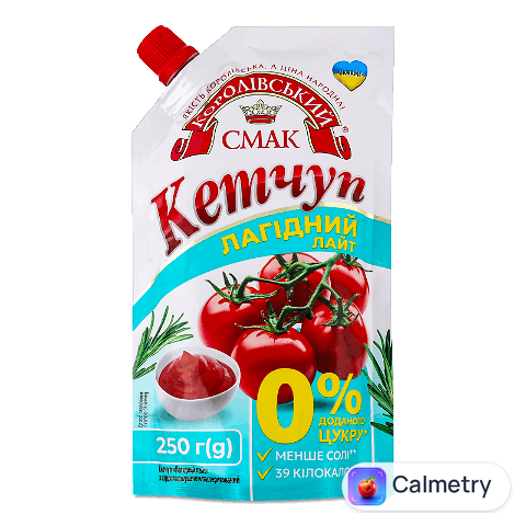 Кетчуп Королівський смак Лагідний лайт, 250г