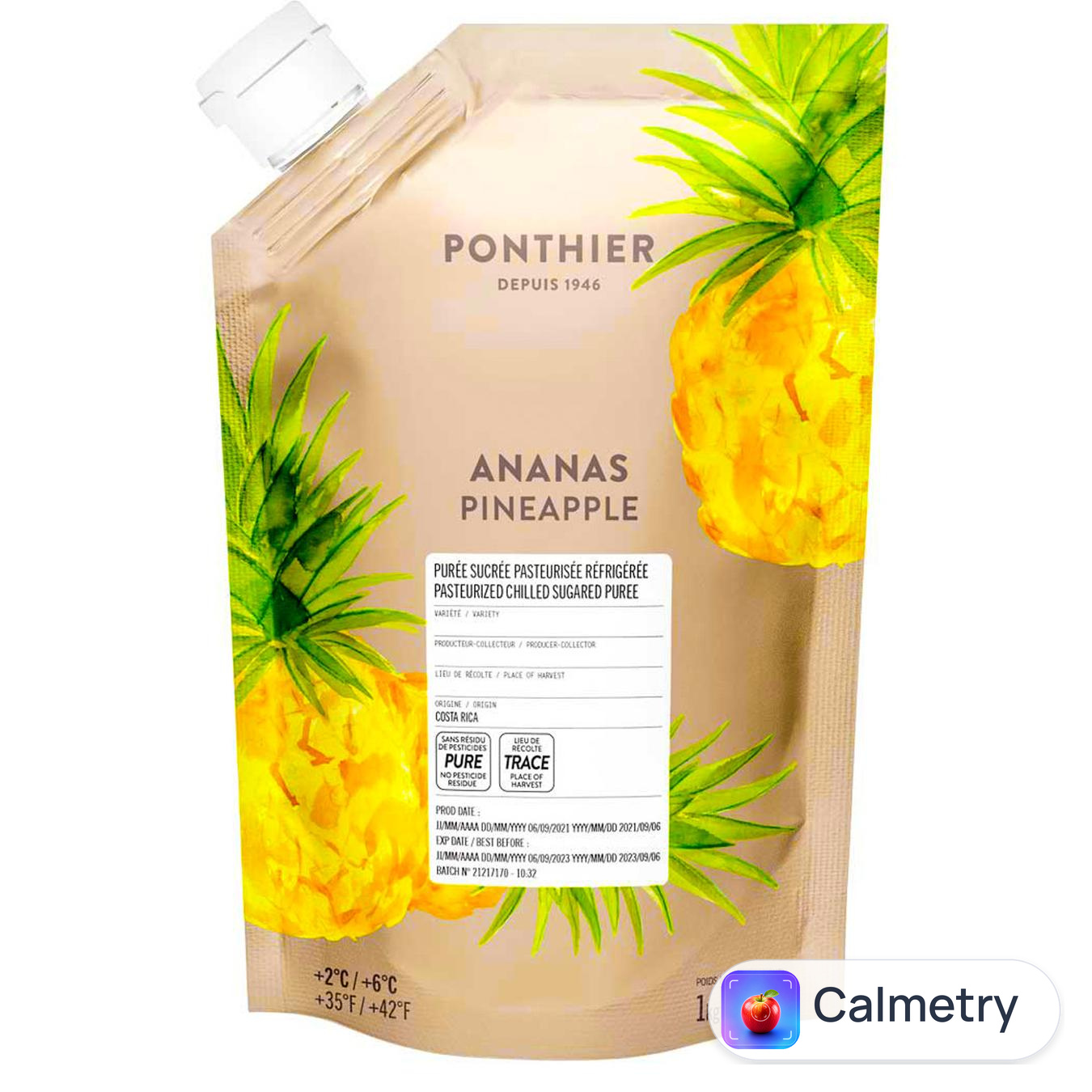 Пюре Ponthier Ананас 1кг