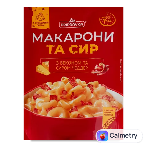 Макарони Приправка з беконом і сиром Чедер 150 г