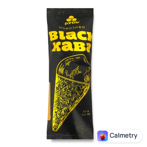 Морозиво Рудь Black Кава