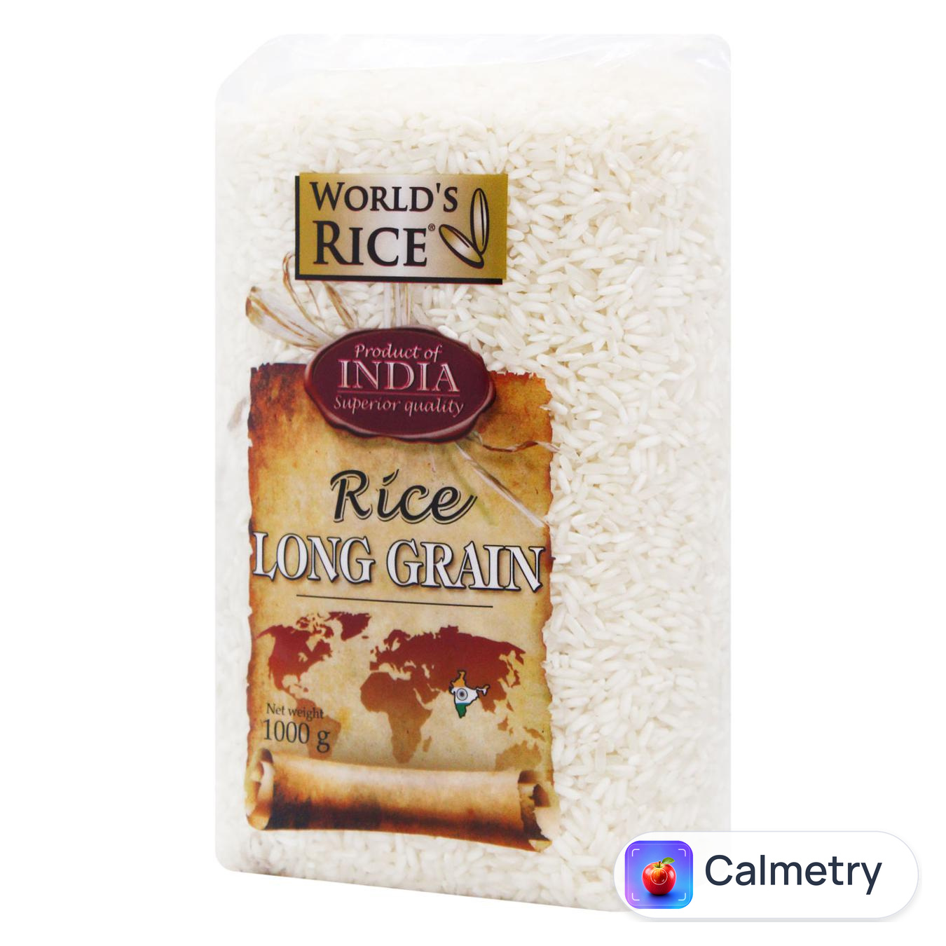 Рис World's Rice India довгозернистий 1кг