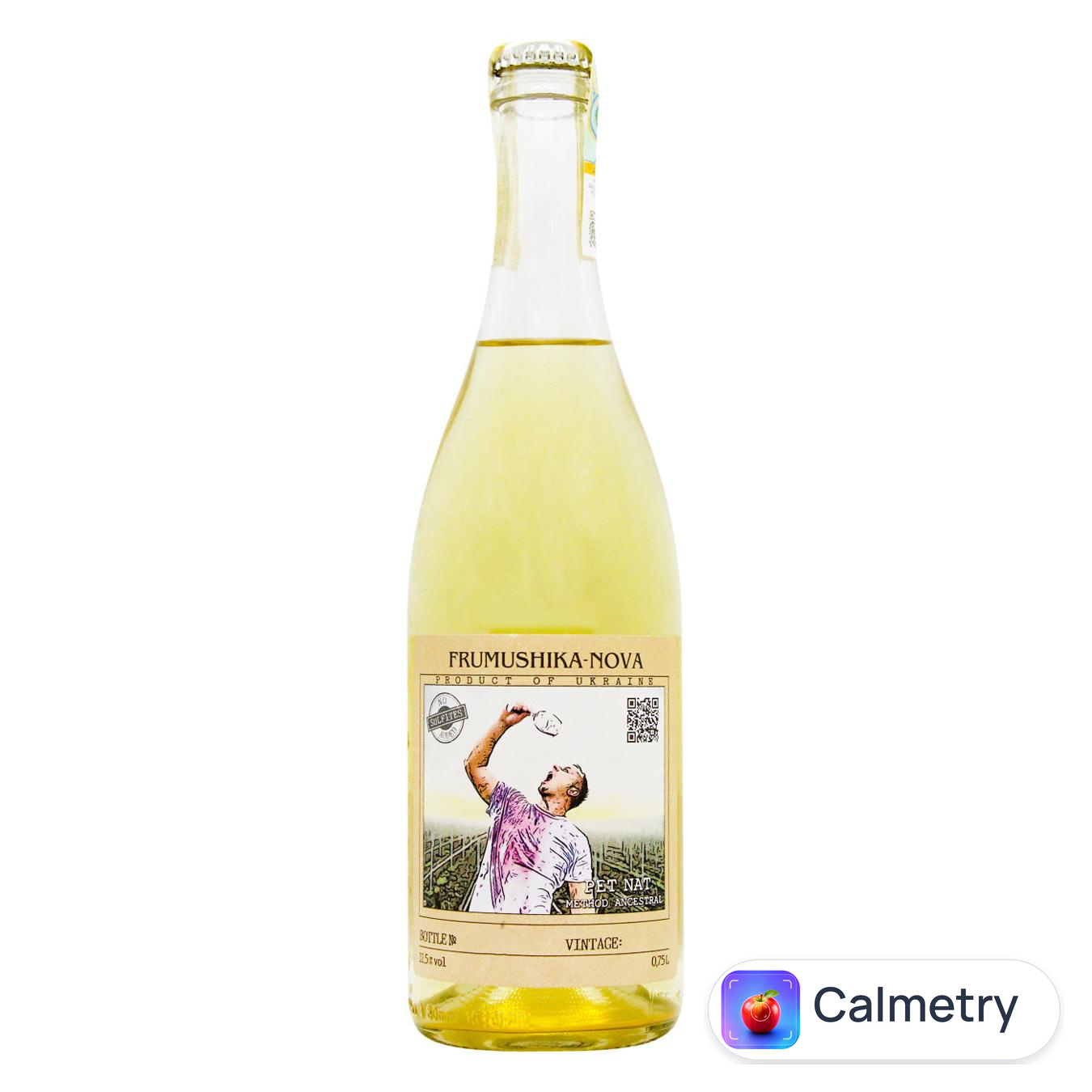 Вино ігристе Frumushika-Nova Pet Nat біле сухе 11,5% 0,75л