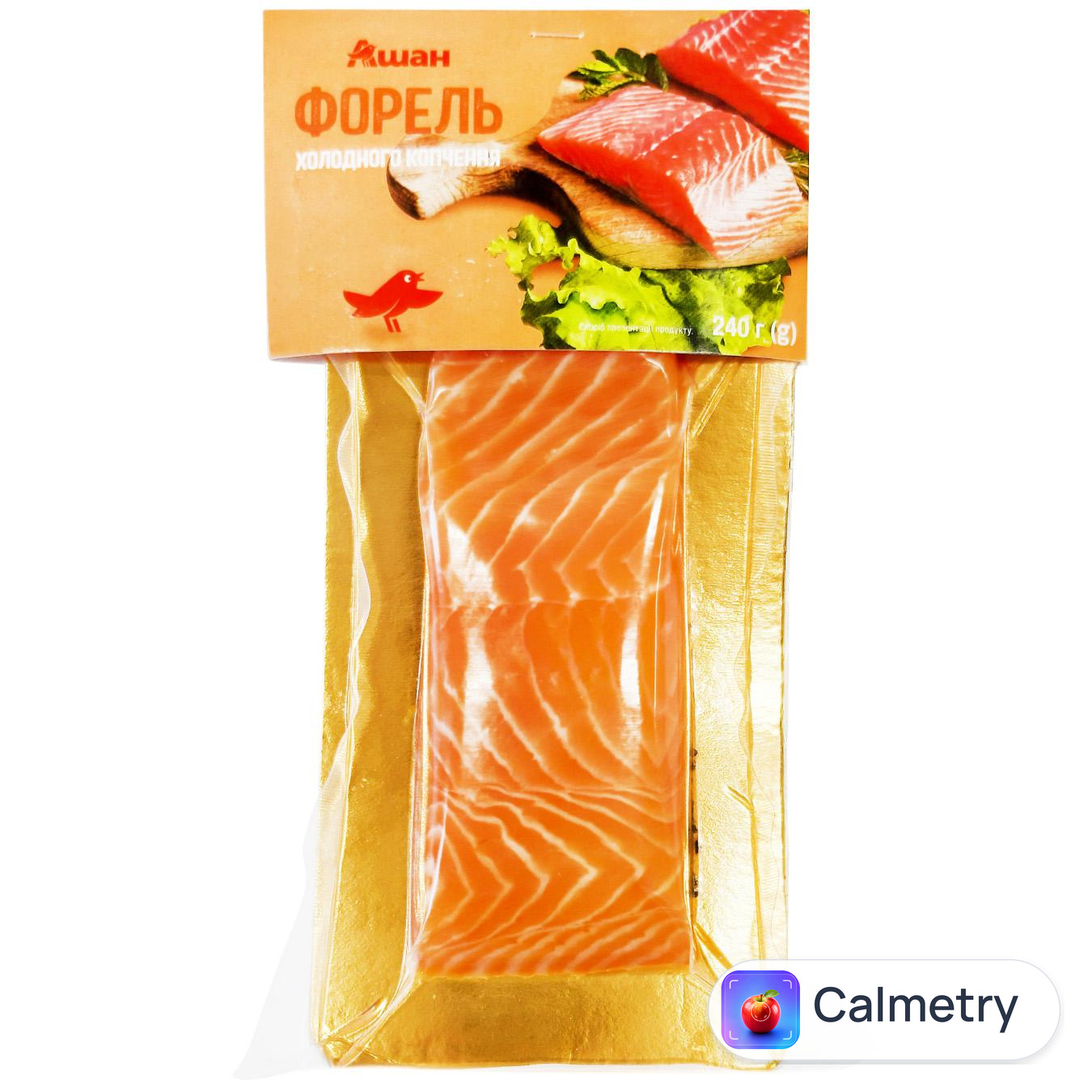 Форель Auchan холодного копчення 240г
