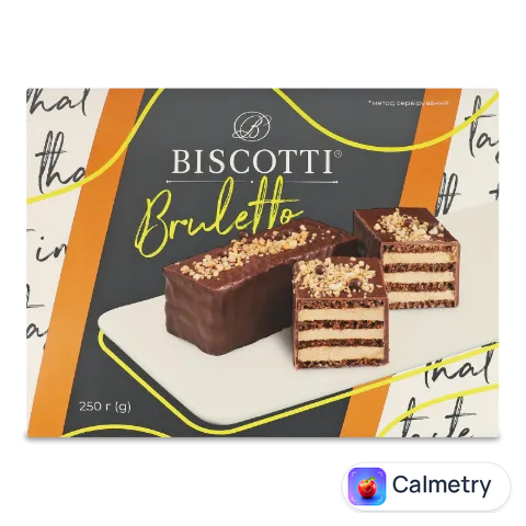 Тістечко Biscotti Брюлетто пісочне