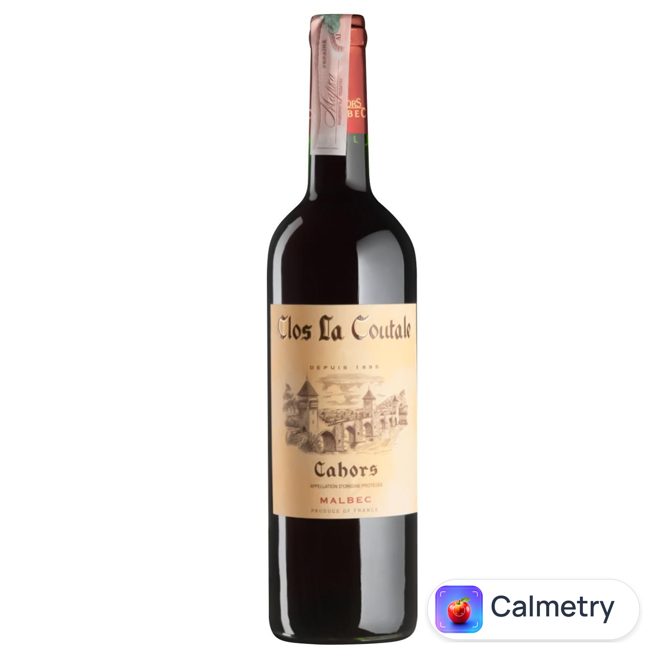 Вино Clos La Coutale Cahors червоне сухе 13,5% 0,75л