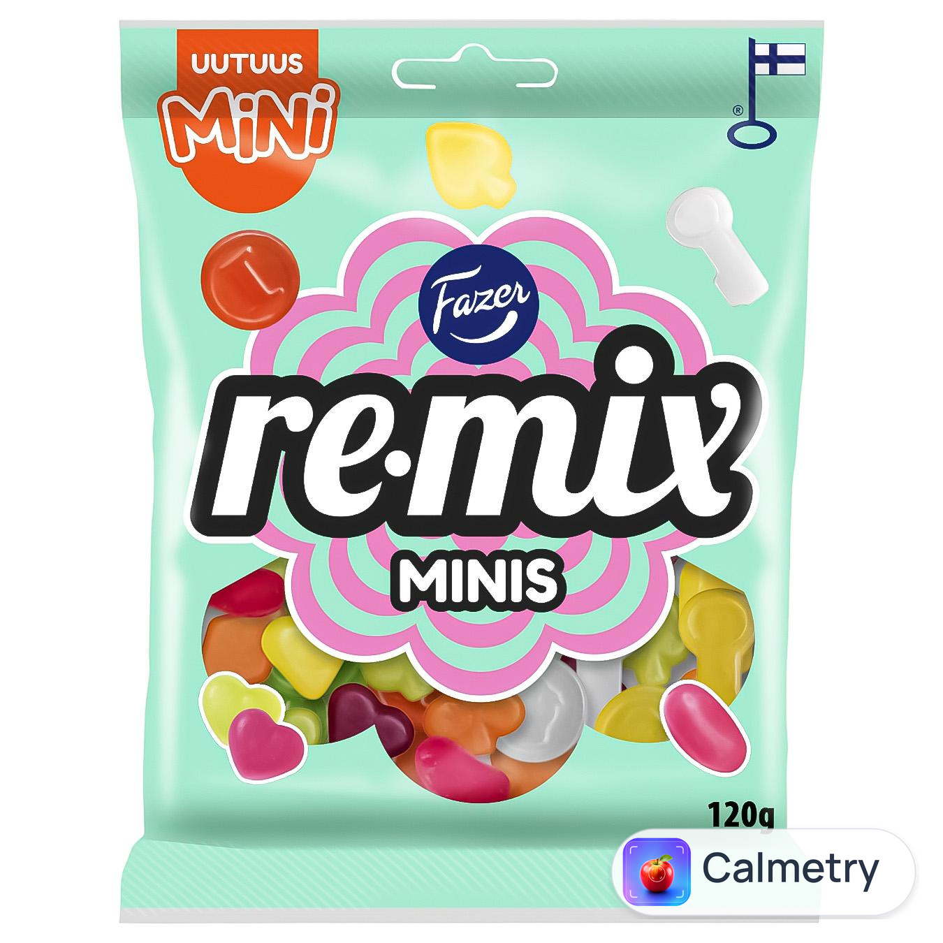 Цукерки Fazer Remix Minis жувальні 120г
