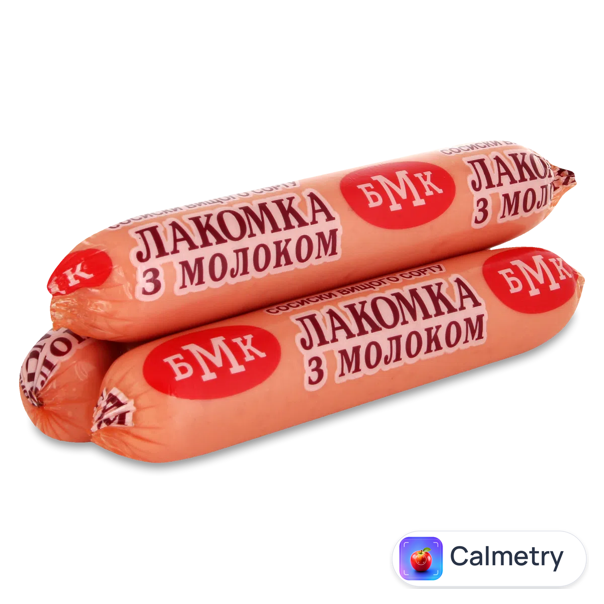 Сосиски Безлюдівський МК «Лакомка» з молоком в/ґ Безлюдівський м'ясокомбінат