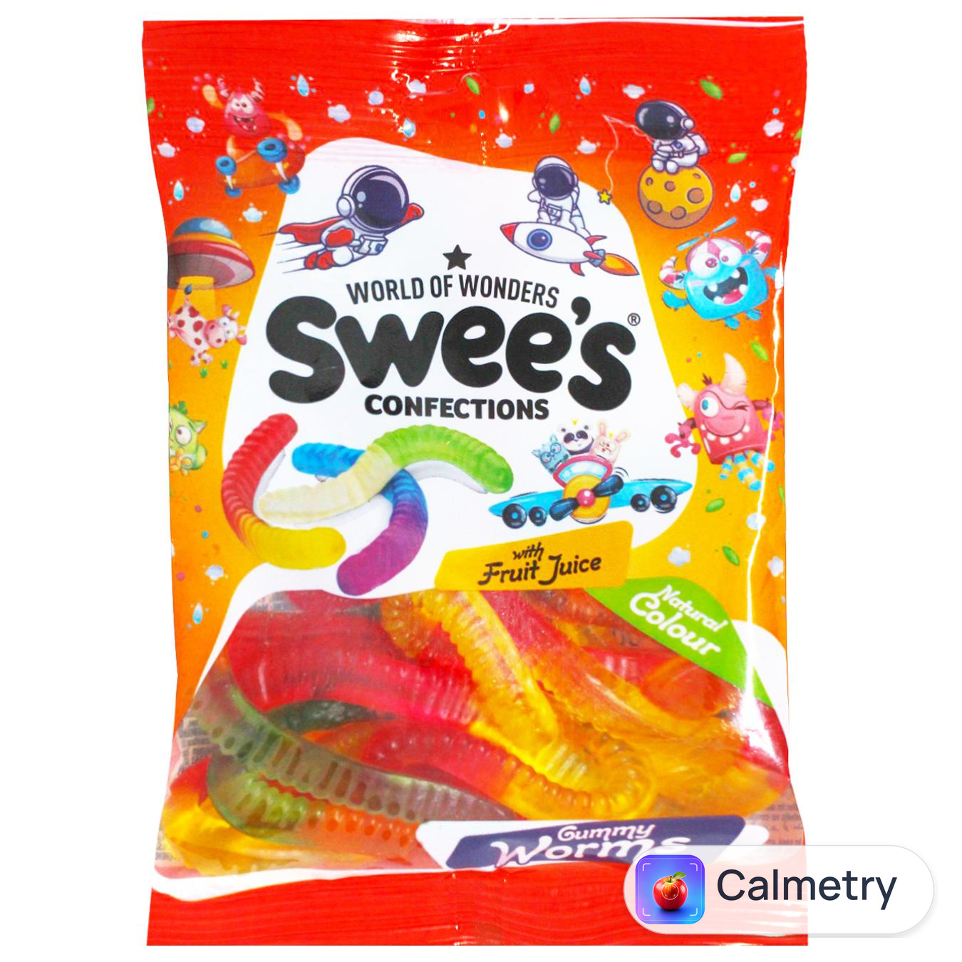 Цукерки Swees Черв'ячки желейні 80г