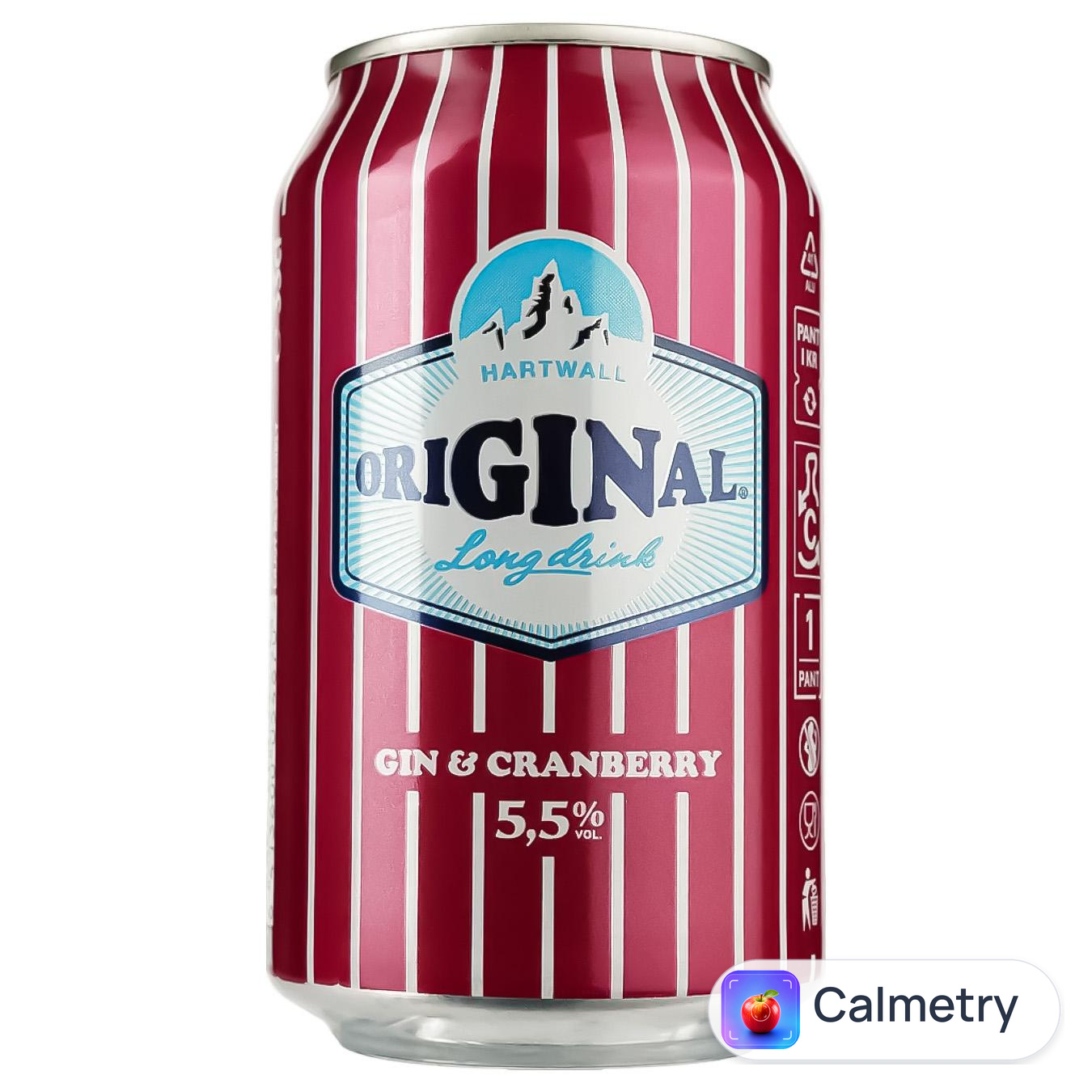 Напій слабоалкогольний Hartwall Original Gin&Cranberry 5,5% 0,33л — фото продукту