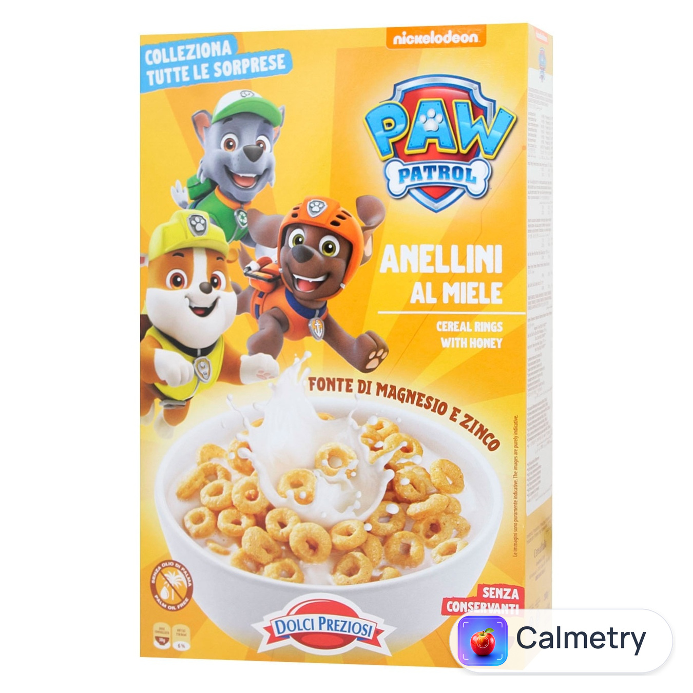 Кільця злакові Dolci Preziosi Paw Patrol з медом 375г