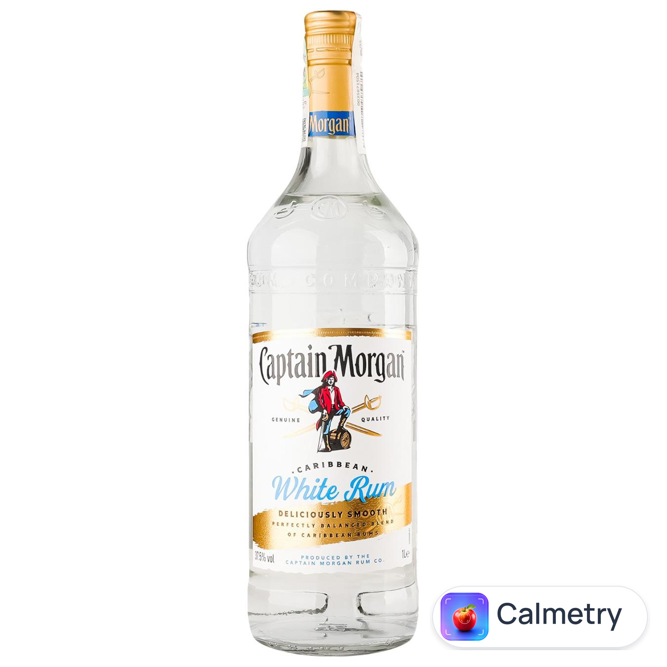 Ром Captain Morgan White 37,5% 1л — фото продукту