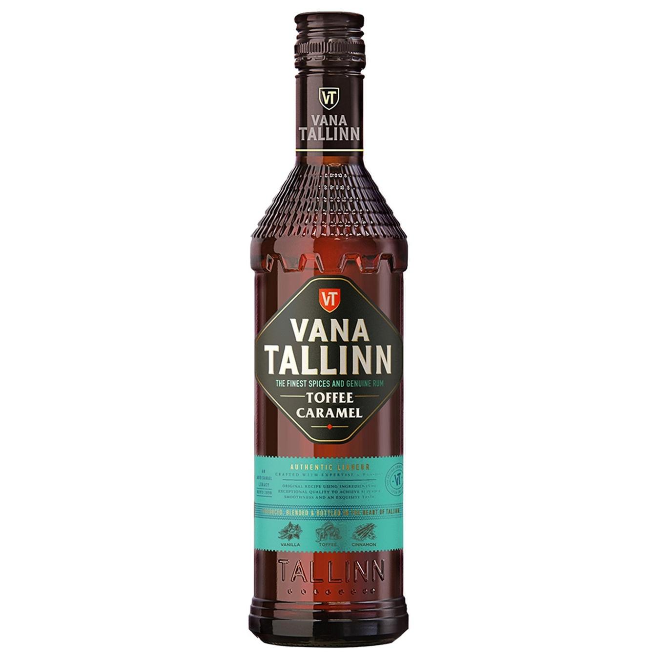 Лікер Vana Tallinn Toffee Caramel 35% 0,5л — фото продукту